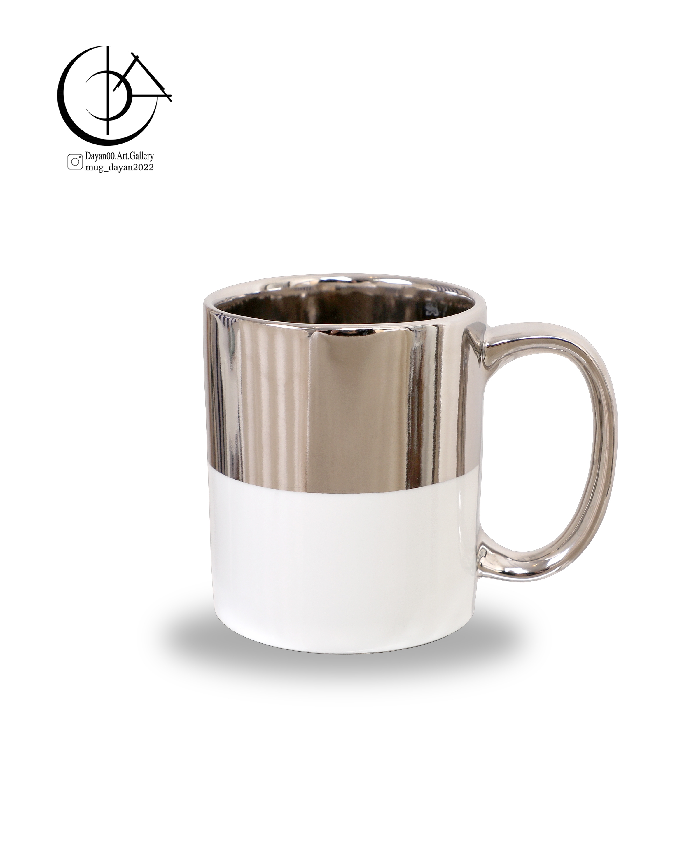 ماگ نقره ای لعاب دار خاص