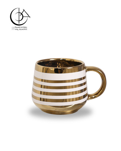 ماگ سرامیکی دایان گالری مدل Hg105 رنگ طلایی